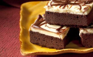 Receita – Brownie com Cobertura Branca
