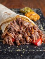 Receita – Wrap Caseiro com Carne Desfiada