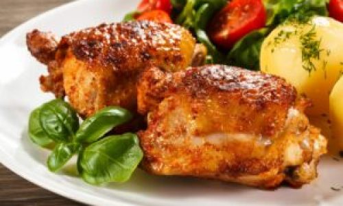 Receita – Sobrecoxa com Mix de Legumes