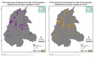 Um satélite vai identificar se houve aumento ou redução de áreas irrigadas no Brasil