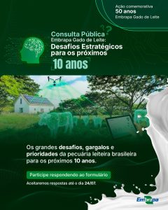 O pecuarista pode responder, aqui, as perguntas e dar sua opinião sobre o setor leiteiro do Brasil