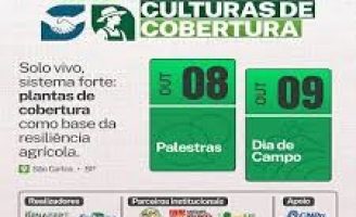 Plantas de cobertura em sistemas agropecuários é tema de simpósio brasileiro