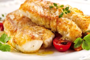 Receita – Peixe com Crosta de Queijo e Ervas