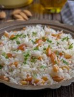 Receita – Arroz de Champanhe com Amêndoas